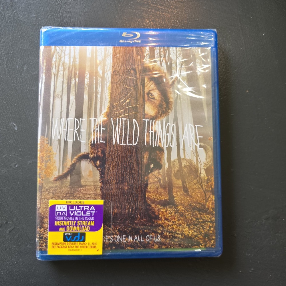 Where the Wild Things Are Blu-ray Movie Spike Jonze Fantasy Adventure NEW Sealed